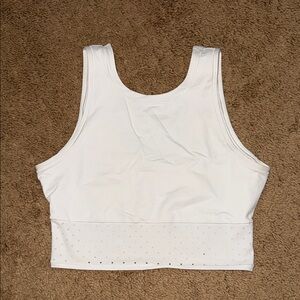 Lululemon white crop top